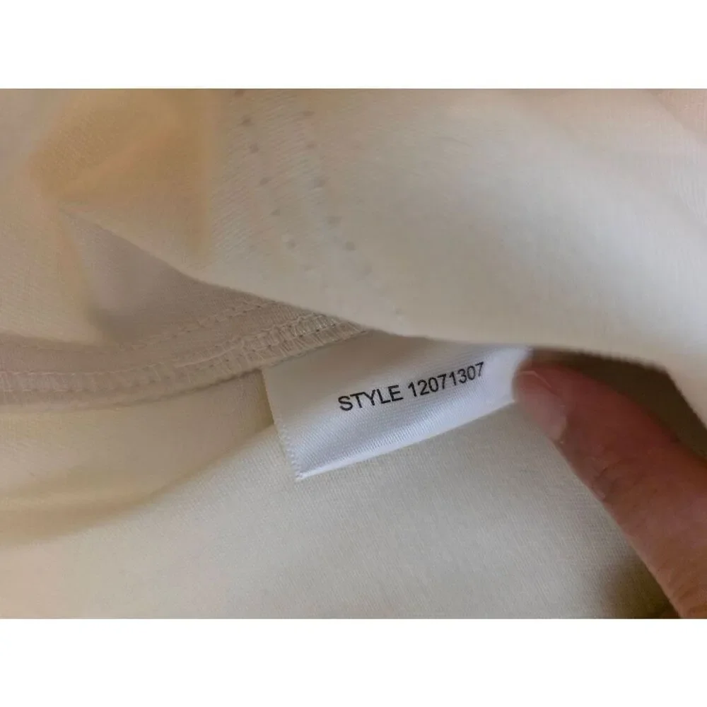 Tory Burch Pencil Skirt Cream Logo Button Front Cargo Pocket NWT $265 Sz 6